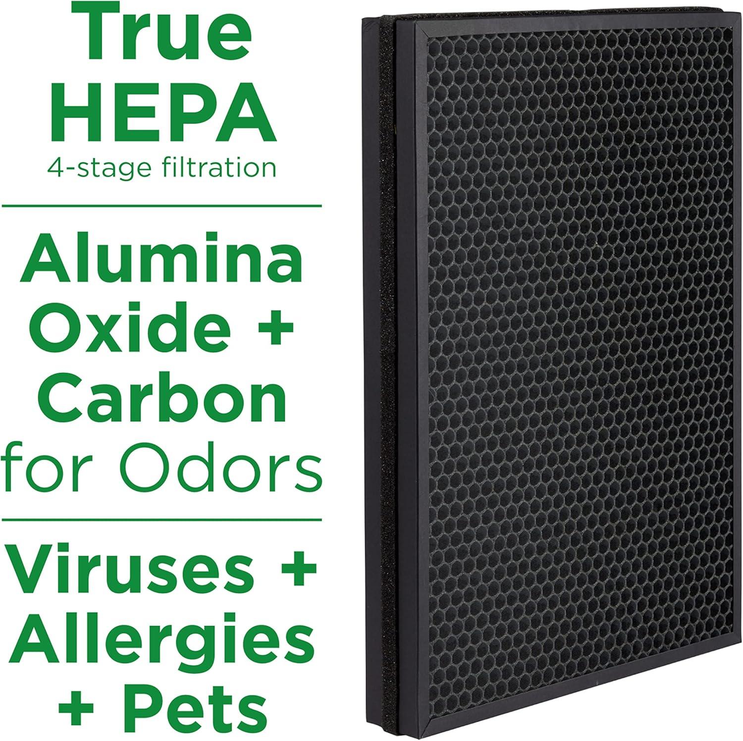 image:imageAprilAire RF09550V Virus Allergy Pet True HEPA Air Purifier Replacement Filter for AprilAire 9550 Room Air Purifier Captures Viruses Allergens Bacteria Pet Hair amp Dander Ozone FreeVIRUS ALLERGY PET True HEPA Filter