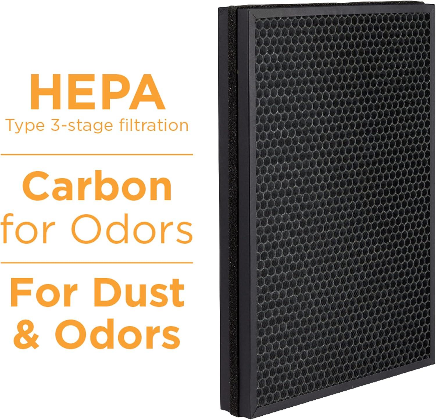 image:imageAprilAire RF09550V Virus Allergy Pet True HEPA Air Purifier Replacement Filter for AprilAire 9550 Room Air Purifier Captures Viruses Allergens Bacteria Pet Hair amp Dander Ozone FreeCLEAN HEPA Type Filter