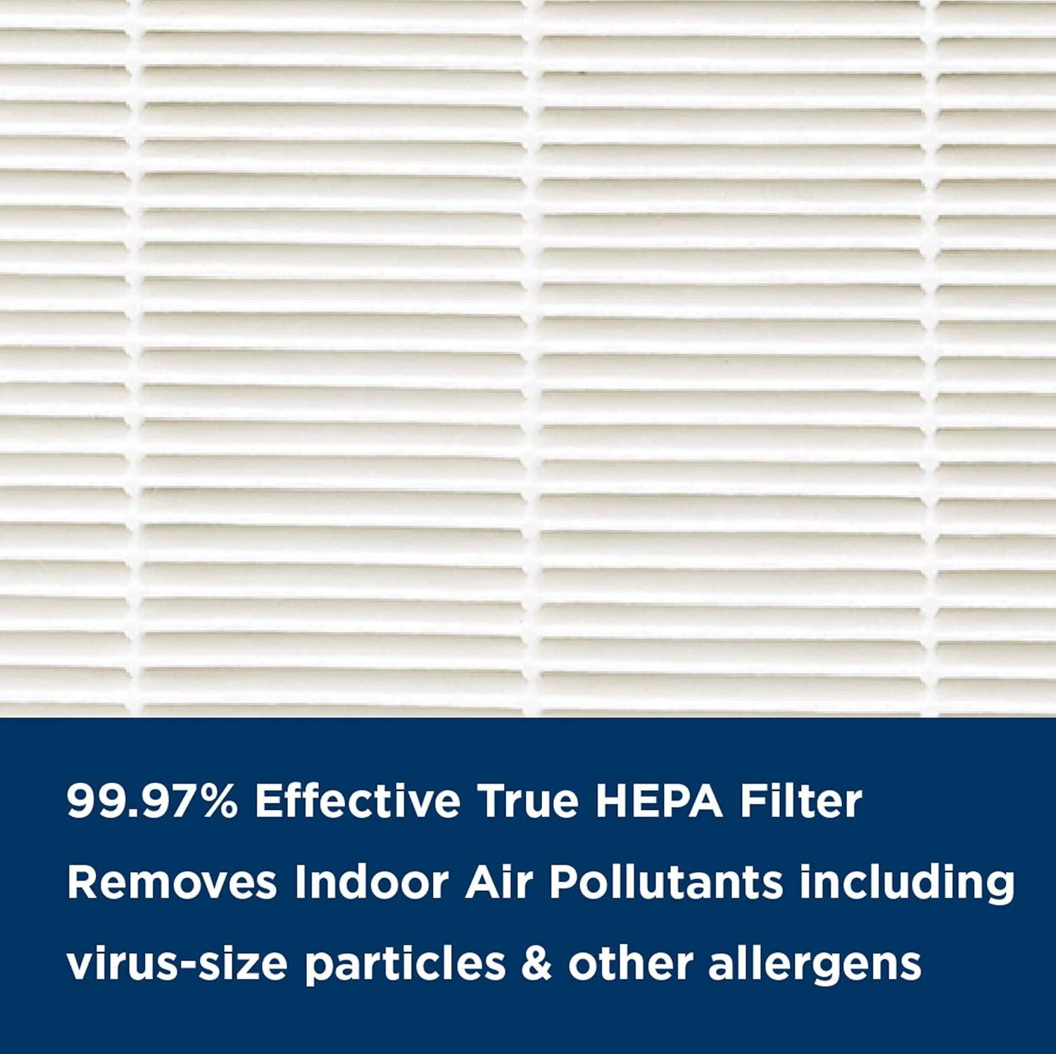 image:imageAprilAire RF09550V Virus Allergy Pet True HEPA Air Purifier Replacement Filter for AprilAire 9550 Room Air Purifier Captures Viruses Allergens Bacteria Pet Hair amp Dander Ozone FreeALLERGY True HEPA Filter