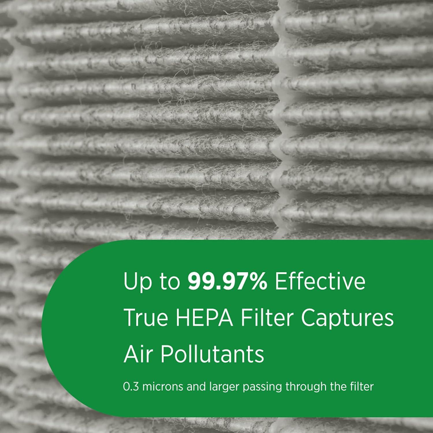 image:imageAprilAire RF09550V Virus Allergy Pet True HEPA Air Purifier Replacement Filter for AprilAire 9550 Room Air Purifier Captures Viruses Allergens Bacteria Pet Hair amp Dander Ozone FreeVIRUS ALLERGY PET True HEPA Filter