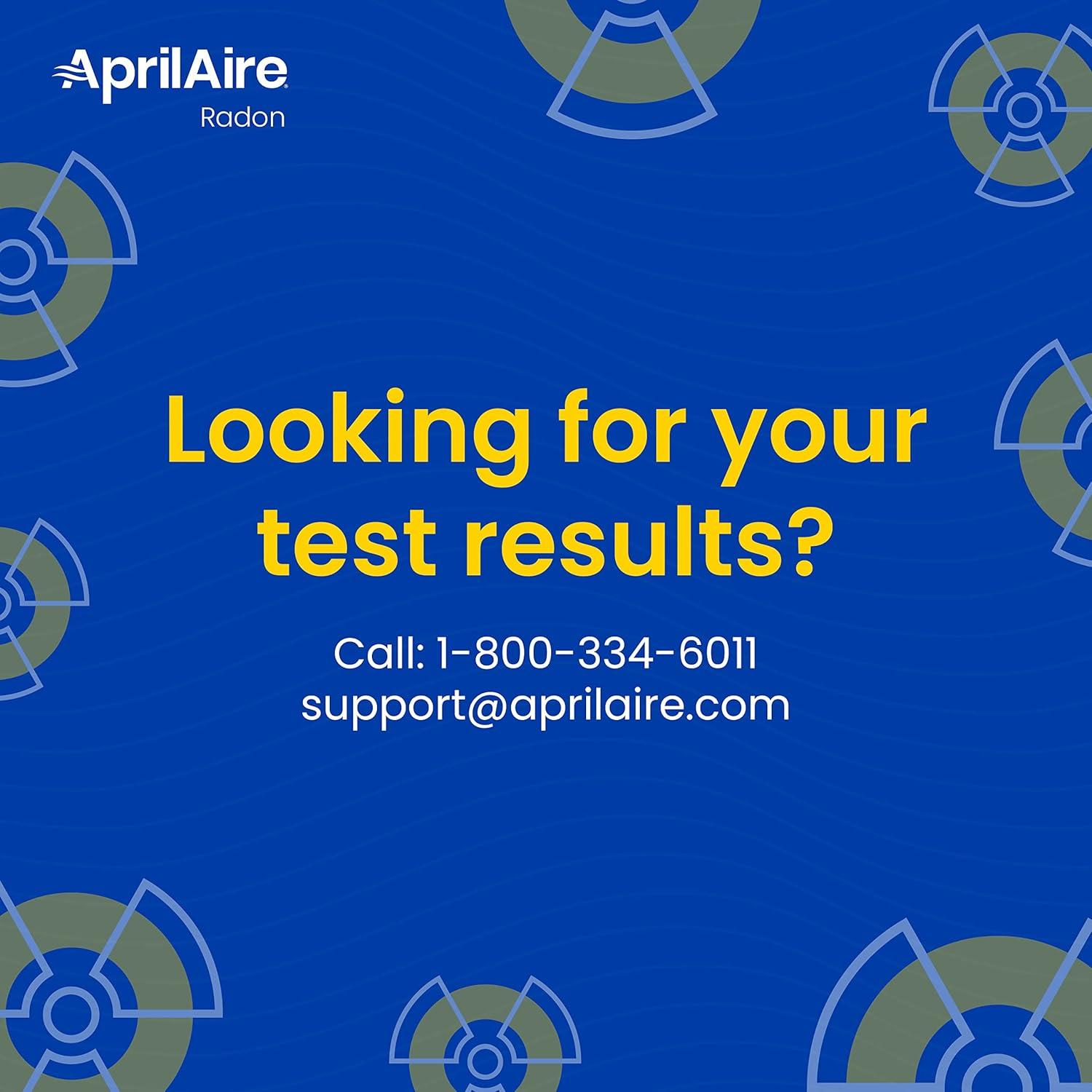image:imageAprilAire Radon Gas Home Test Kit Short Term Prepaid Shipping amp Lab Fees Included Easy to use EPA Approved Method Pack of 1