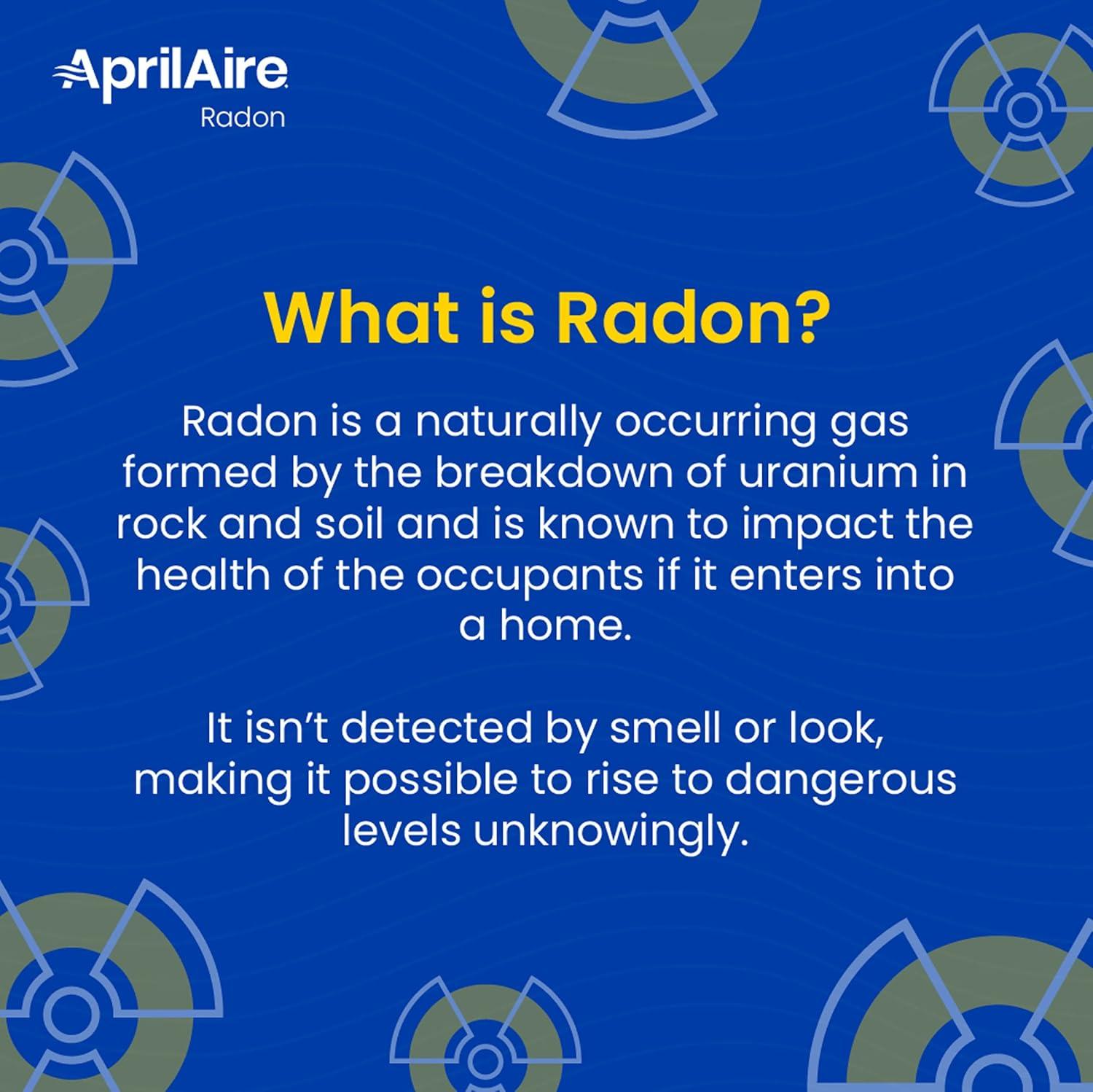 image:imageAprilAire Radon Gas Home Test Kit Short Term Prepaid Shipping amp Lab Fees Included Easy to use EPA Approved Method Pack of 1