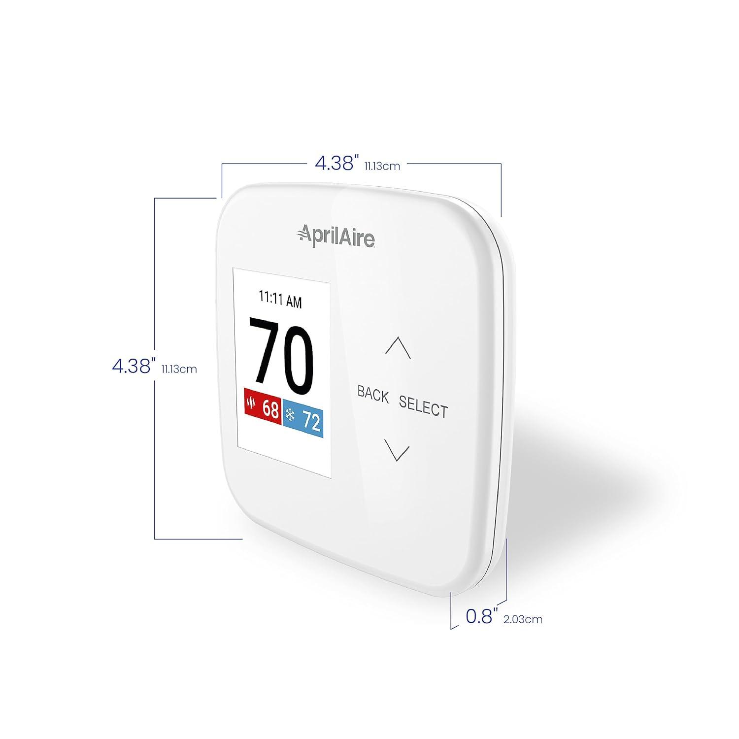 image:imageAprilAire S86NMU Programmable Thermostat MultiStage Universal 2H2C HeatCool Stages or 4H2C Heat Pump Stages