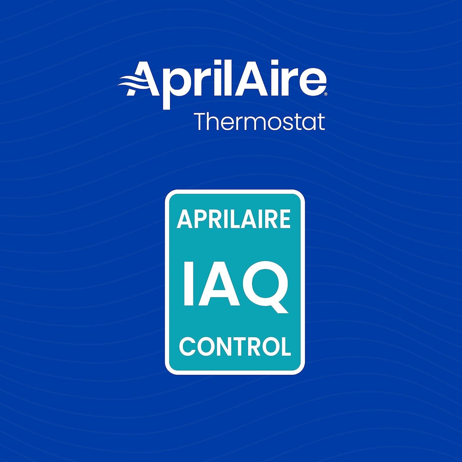 image:imageAprilAire S86NMUPR Programmable Thermostat MultiStage Universal with IAQ Control 2H2C HeatCool Stages or 4H2C Heat Pump Stages