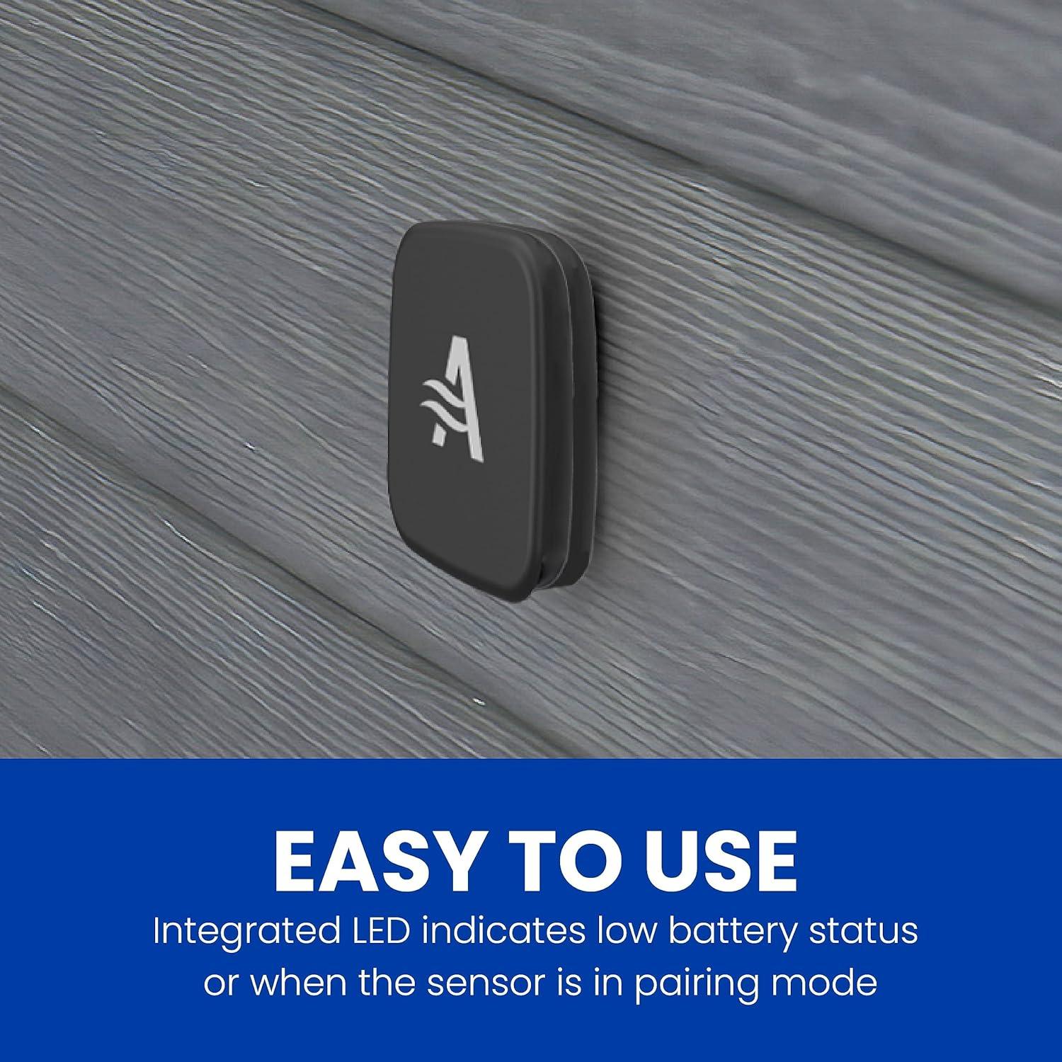 image:imageAprilAire Z10ODT Wireless Outdoor Temperature and Humidity Sensor Compatible with S86WMUPR WiFi Programmable Thermostat Black Pack of 1