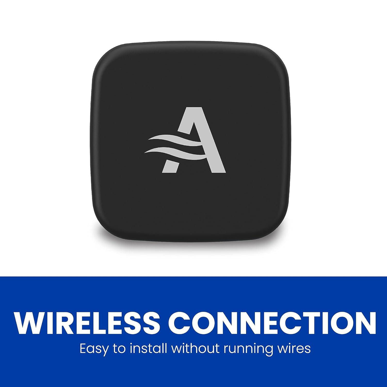 image:imageAprilAire Z10ODT Wireless Outdoor Temperature and Humidity Sensor Compatible with S86WMUPR WiFi Programmable Thermostat Black Pack of 1