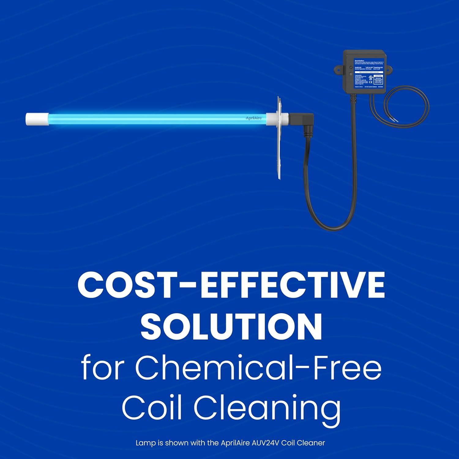 image:imageAprilaire AUVRPB Replacement 16 Lamp for AUV24V Residential WholeHouse Ultraviolet Light UVC Chemical Free Coil Cleaner 254nm Pack of 1