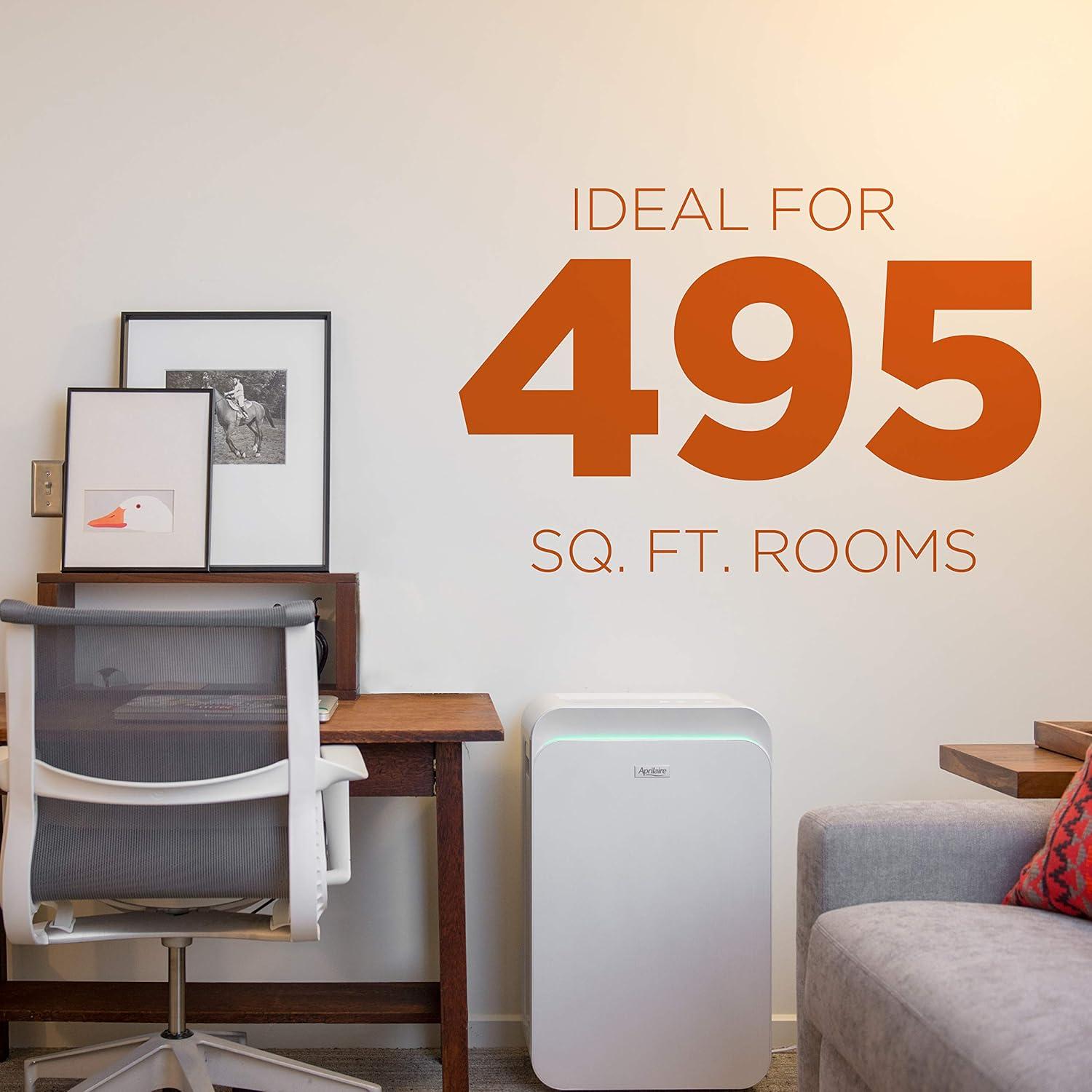 image:imageAprilaire Allergy True HEPA Room Air Purifier 9550 with 3Stage Filtration Captures Allergens amp Odors Ozone Free 495 sq ft RoomsALLERGY
