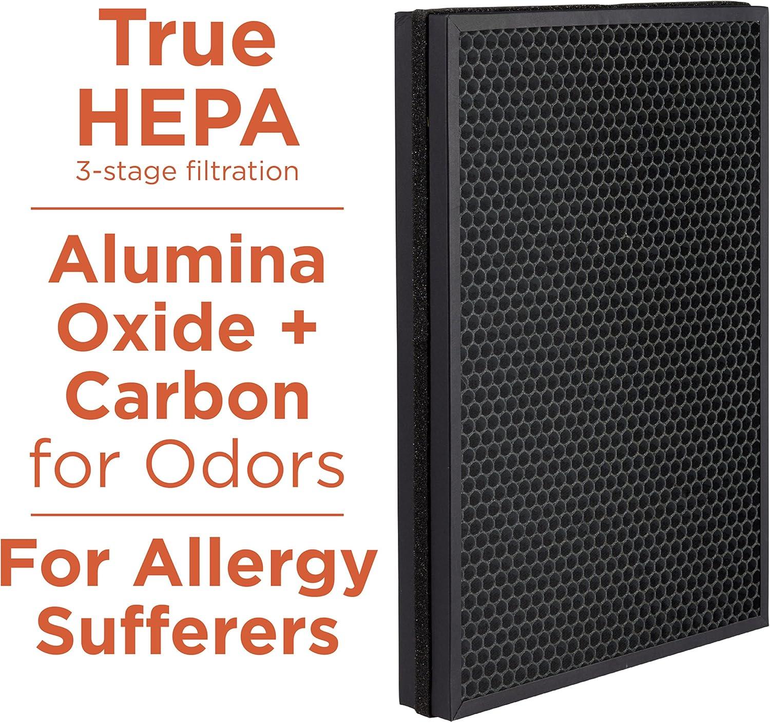 image:imageAprilaire Allergy True HEPA Room Air Purifier 9550 with 3Stage Filtration Captures Allergens amp Odors Ozone Free 495 sq ft RoomsALLERGY