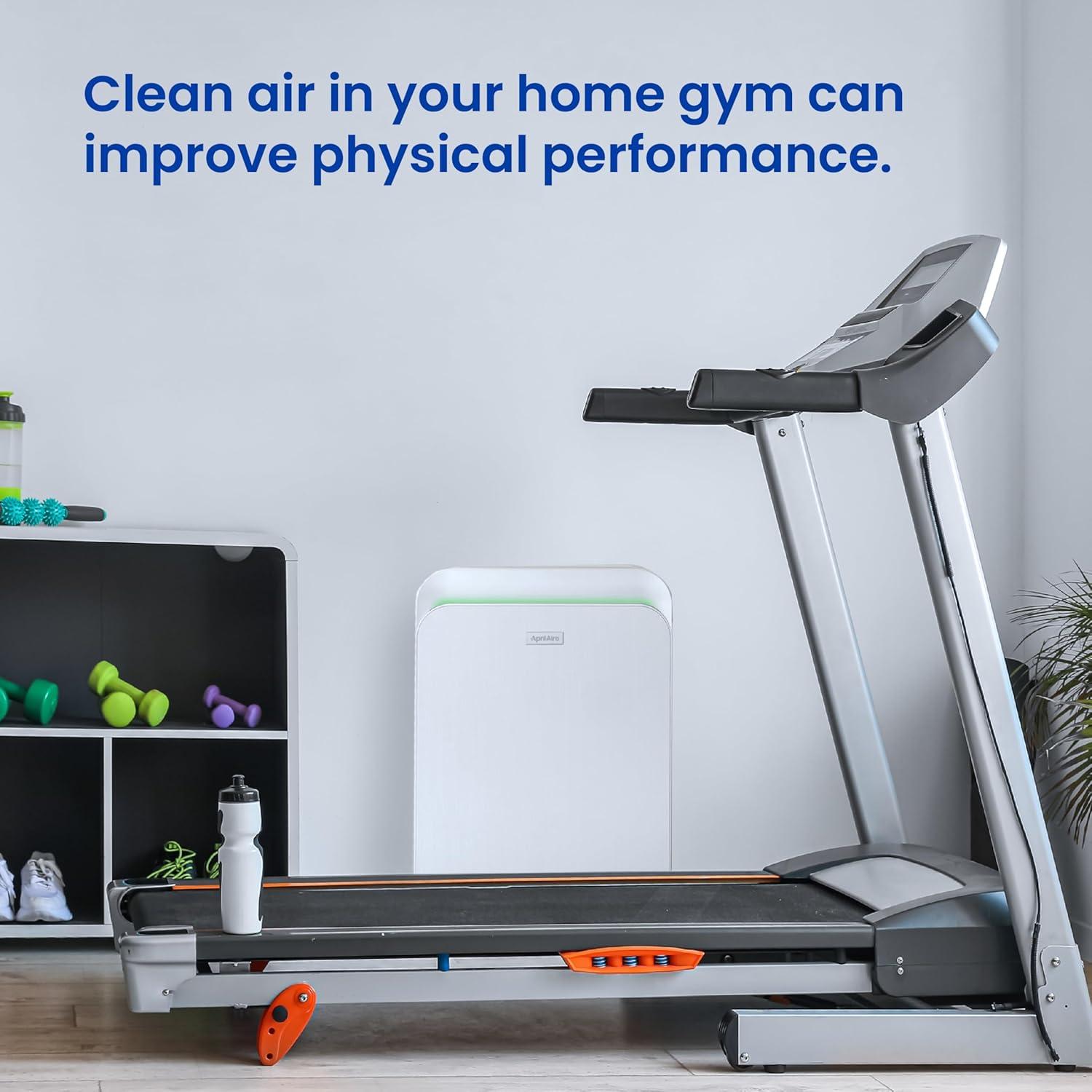 image:imageAprilaire Allergy True HEPA Room Air Purifier 9550 with 3Stage Filtration Captures Allergens amp Odors Ozone Free 495 sq ft RoomsVIRUS ALLERGY PET