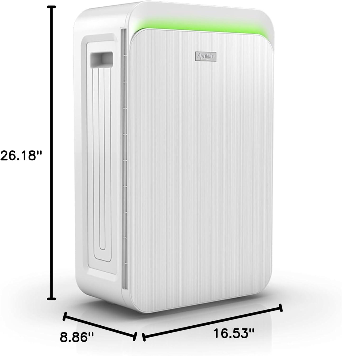 image:imageAprilaire Allergy True HEPA Room Air Purifier 9550 with 3Stage Filtration Captures Allergens amp Odors Ozone Free 495 sq ft RoomsVIRUS ALLERGY PET