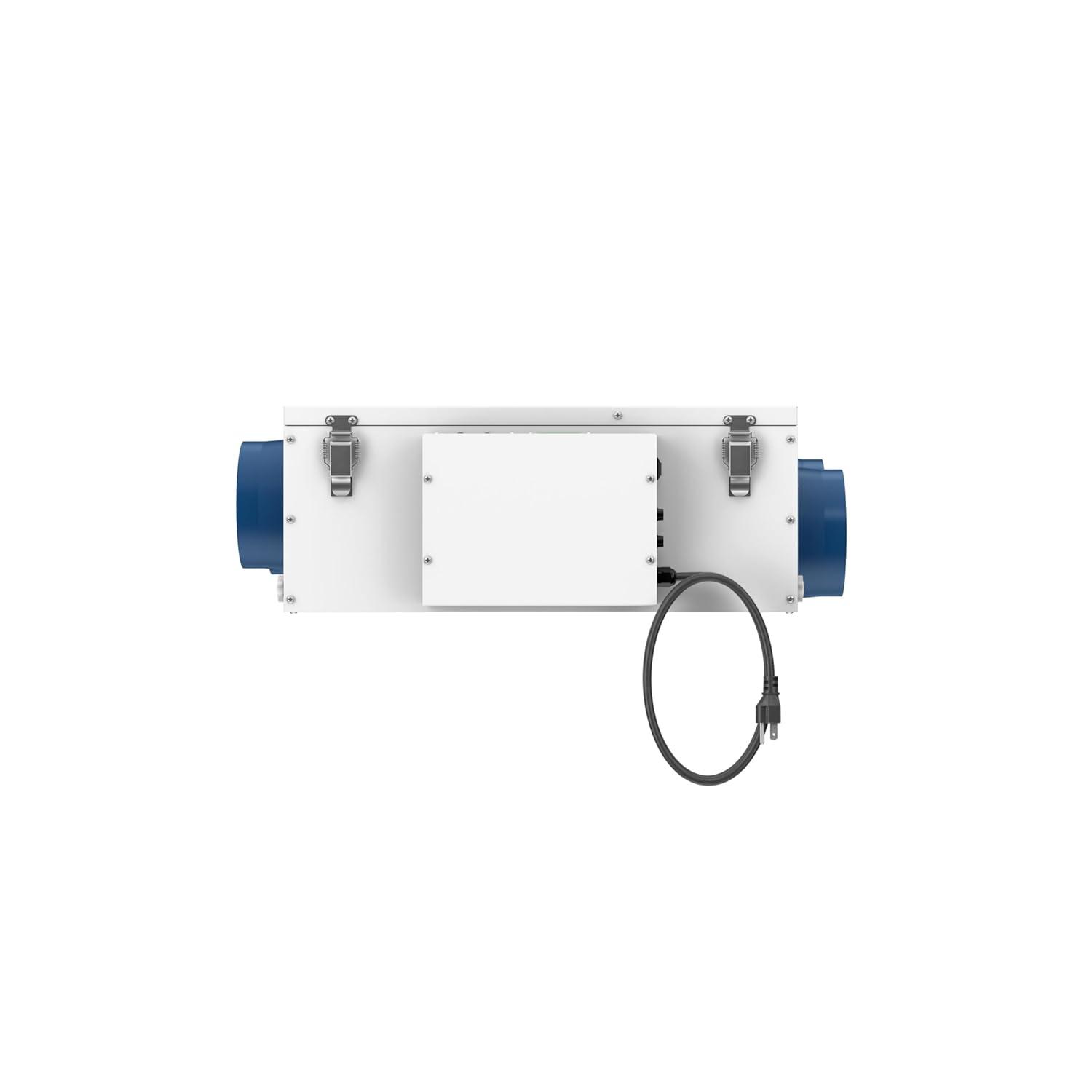 image:imageAprilaire V22BEC Energy Recovery Ventilator ERV 120 CFM Air Exchanger for Homes up to 6000 Sq Ft WholeHouse Fresh Air Ventilation System HRVERV with Wall Ceiling or Floor Mount Bracket