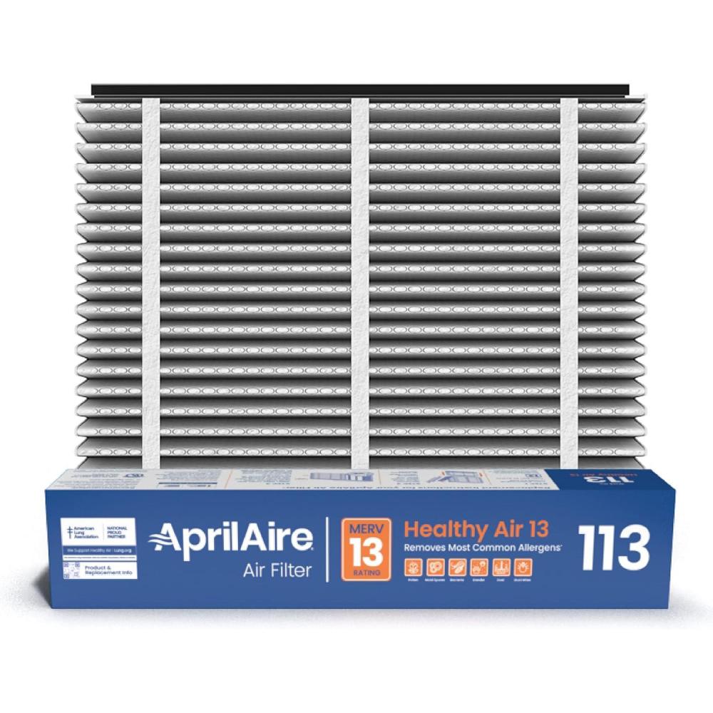 image:imageAprilAire 113 Replacement Filter for AprilAire Whole House Air Purifiers MERV 13 Healthy Home Allergy 16x20x4 Air Filter Pack of 1Healthy Air 13