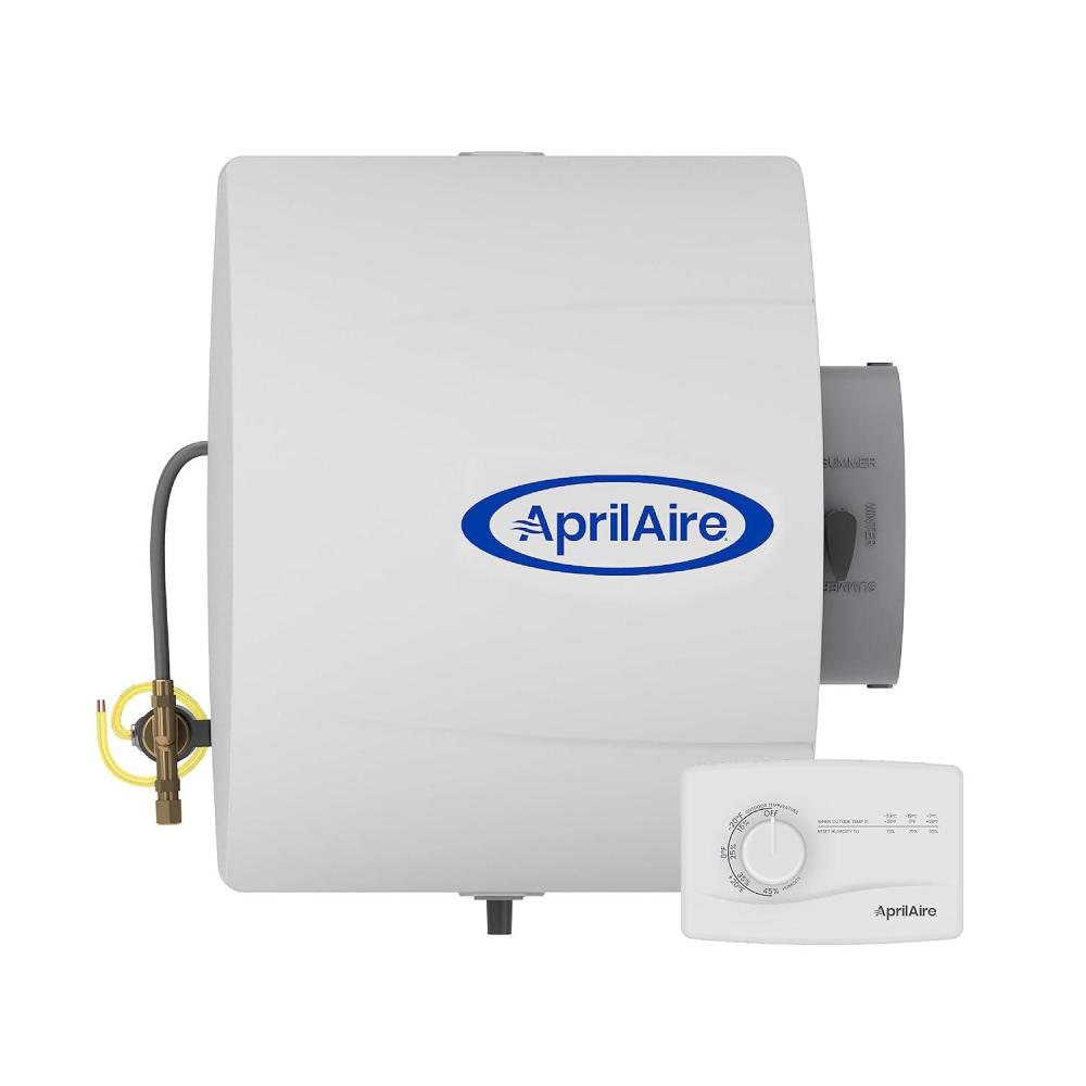 image:imageAprilAire 400M 17gal WholeHouse Evaporative Humidifier with Manual Control for up to 5000 sq ft AprilAire Model 5843 Humidifier Installation KitHumidifier