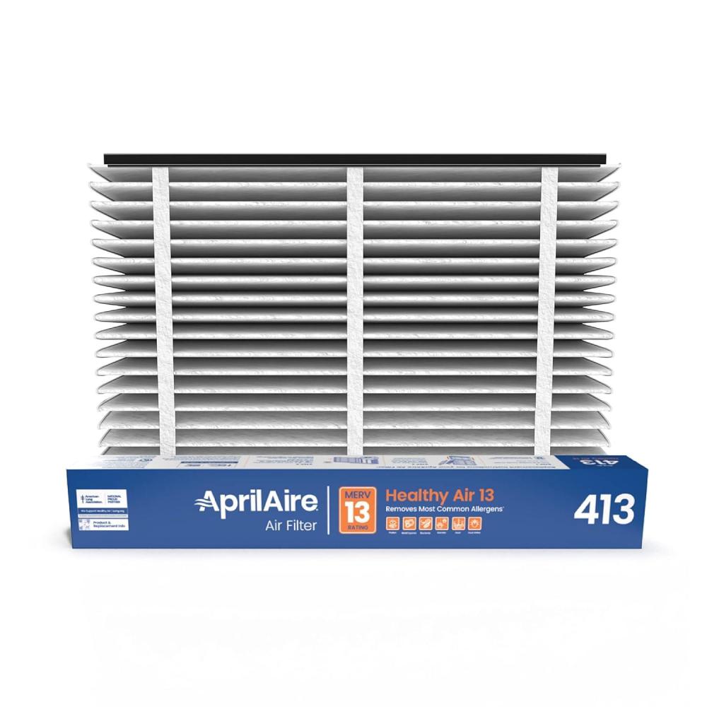 image:imageAprilAire 413 Replacement Filter for AprilAire Whole House Air Purifiers  MERV 13 Healthy Home Allergy 16x25x4 Air Filter Pack of 22