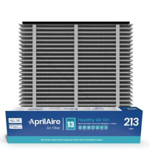 AprilAire 213CBN Replacement Filter for AprilAire Whole House Air Purifiers – MERV 13 with Carbon, Healthy Home Allergy + Odor Reduction, 20x25x4 Air Filter (Pack of 2)(1)