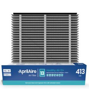 AprilAire 413CBN Replacement Filter for AprilAire Whole House Air Purifiers – MERV 13 with Carbon, Healthy Home Allergy + Odor Reduction, 16x25x4 Air Filter (Pack of 1)(2)