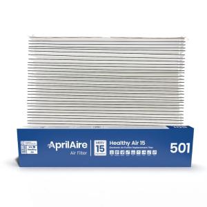 AprilAire 501 Replacement Filter for AprilAire 5000 Whole-House Air Purifier – MERV 15 Equivalent, 16x25x6 Air Filter (Pack of 1)(Pro Pack (10))