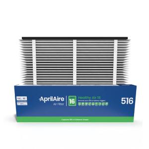 AprilAire 516 Replacement Filter for AprilAire Whole House Air Purifiers – MERV 16, Allergy, Asthma, & Virus, 31x28x4 Air Filter (Pack of 2)(1)