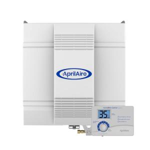 AprilAire 700 Whole-House Humidifier, Automatic Fan Powered Furnace Humidifier, Large Capacity Whole-House Humidifier for Homes up to 5,300 Sq. Ft., White(Humidifier)