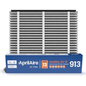 AprilAire 910 Replacement Filter for AprilAire Whole House Air Purifiers – MERV 11, Clean Air & Dust, 25x20x4 Air Filter (Pack of 1)(Healthy Air 13)