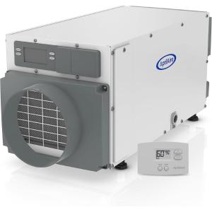 AprilAire E070W Smart Wi-Fi Crawl Space Dehumidifier, 70-Pint Commercial Whole-House Dehumidifier for Basement, Crawlspace & Home up to 2,200 Sq. Ft. with Pump, Drain Hose, Hanging Kit, MERV 11 Filter(Dehumidifier w/Wall Control)