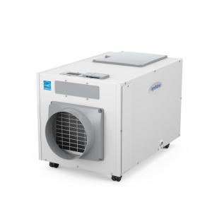 AprilAire E130 Pro 130-Pint Whole-House Dehumidifier + Model 76 Wall Mount Control, Commercial-Grade Whole-Home Dehumidifier for Basement, Crawlspace, or House up to 7,200 sq. ft.(Dehumidifier with Casters + Drain Tube)