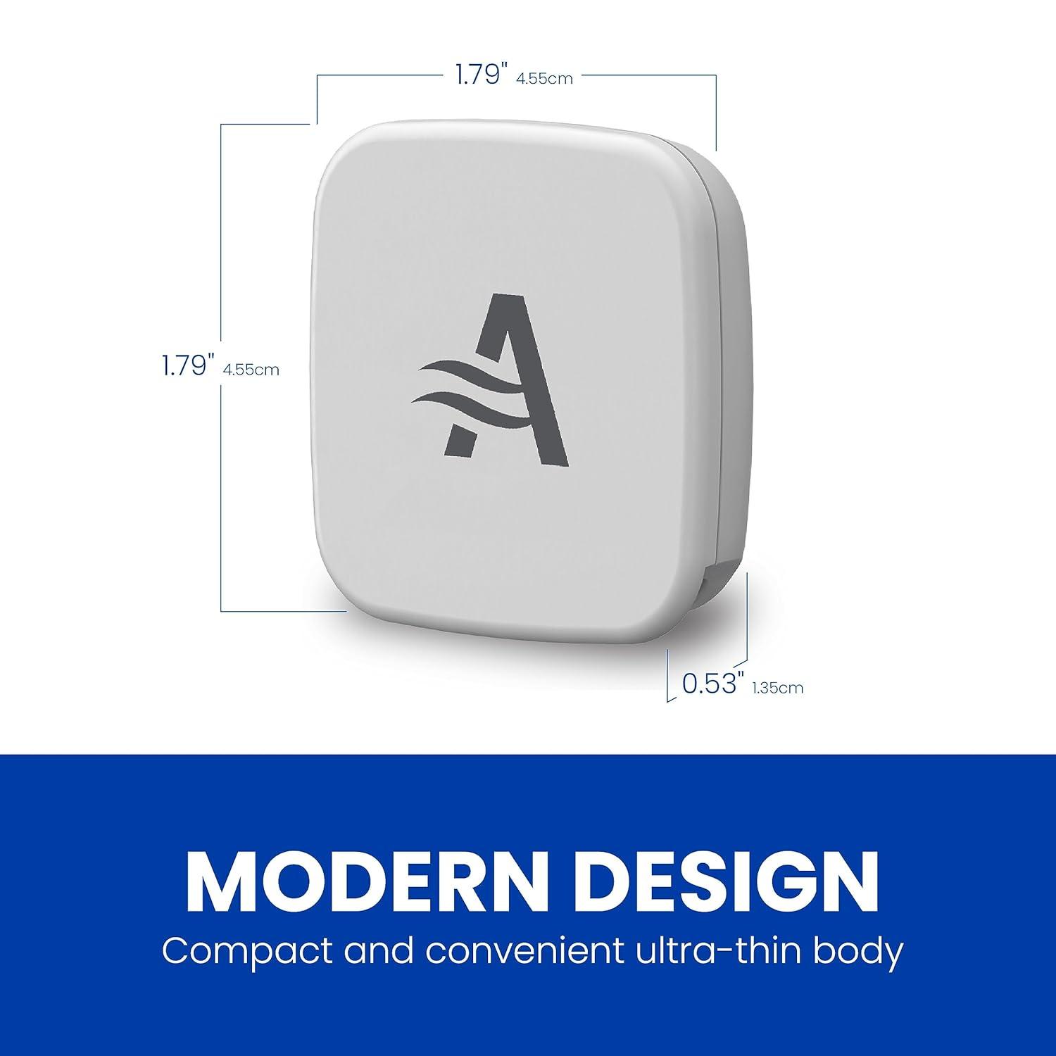 image:imageAprilAire Z10IDT Wireless Indoor Temperature and Humidity Sensor Compatible with S86WMUPR WiFi Programmable Thermostat Gray Pack of 1