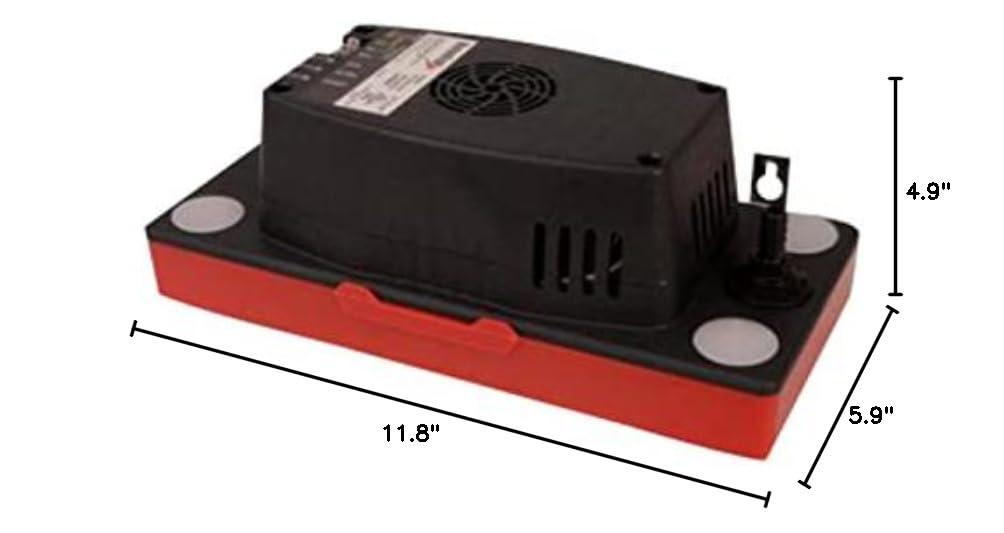 image:imageAprilAire 4856 Low Profile 120V Dehumidifier Condensate Pump for AprilAire Crawl Space Basement WholeHouse Dehumidifier Models E070 E080 E100 E130 1820 1830 1850 1852 1870 1872